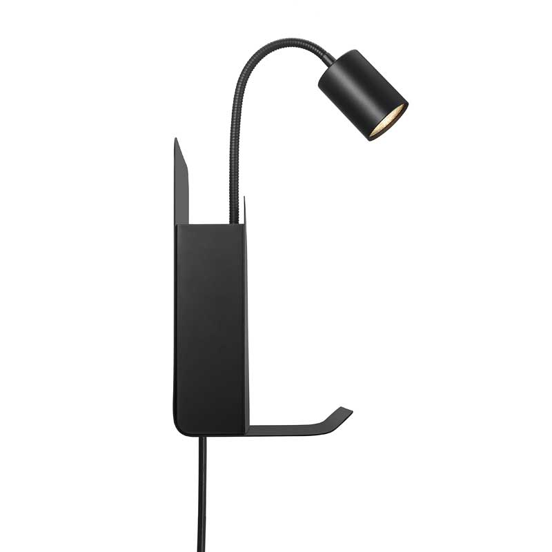 Nordlux Roomi Wandlamp - GU10 - Zwart