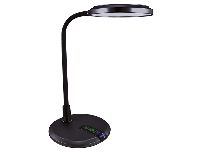 Lampka biurkowa Platon LED z tworzywa sztucznego czarna