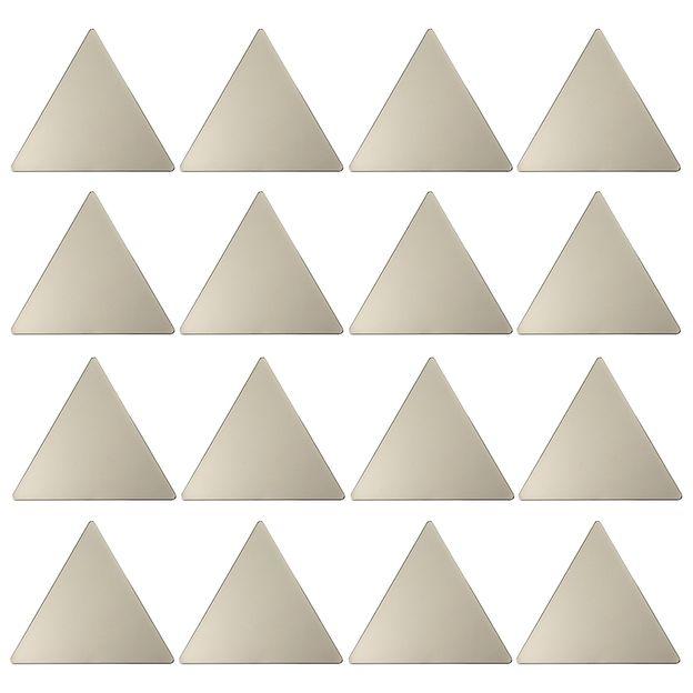 ADORNO DE PAREDE COM 16 CONFETTI TRIANGLES