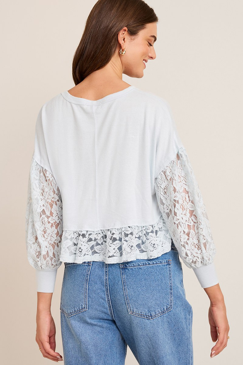 Tanya Lace Dolman Top