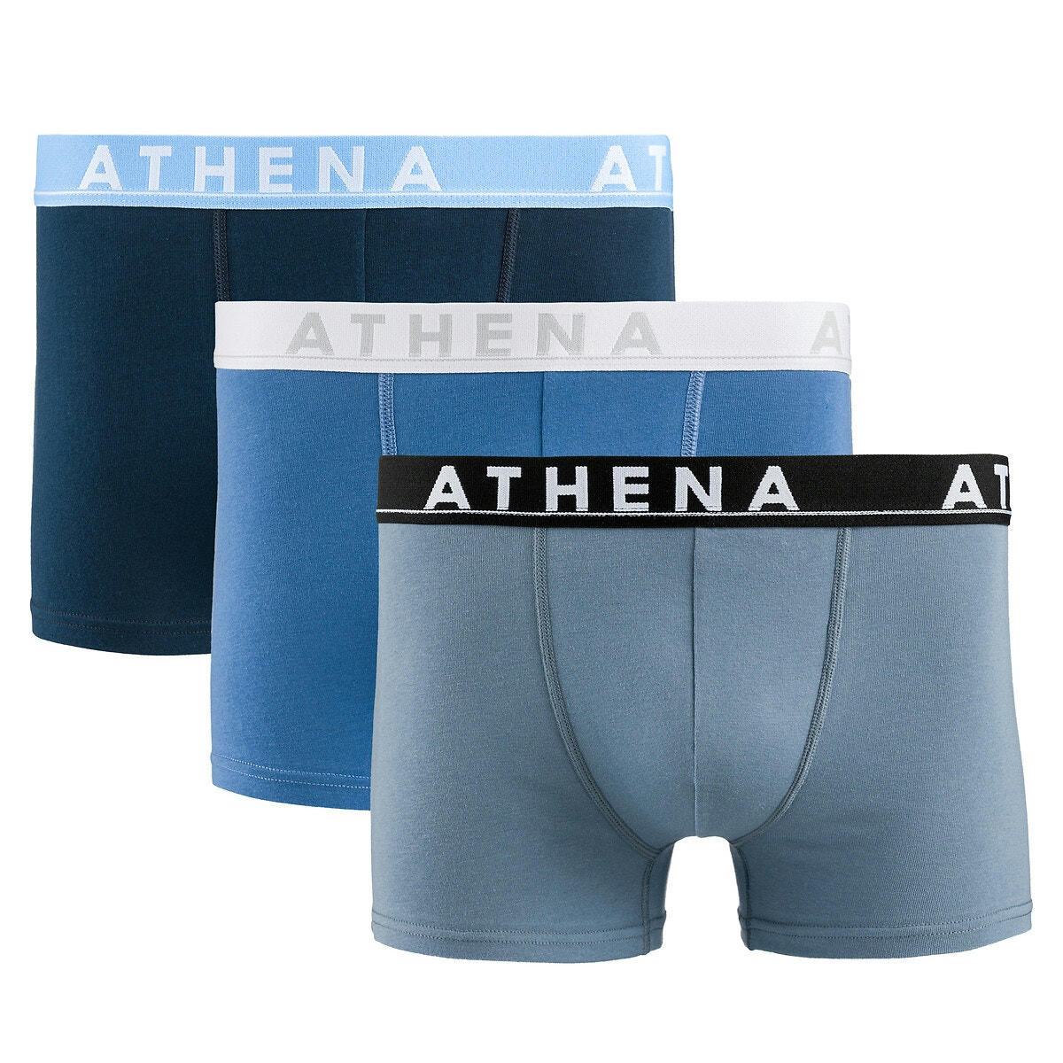 Lot de 3 boxers unis Easy Color