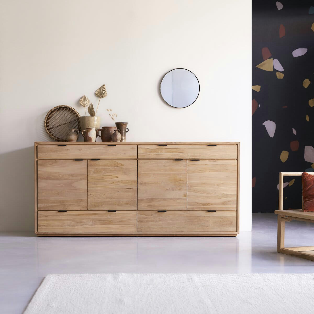 SENSON - Buffet en teck massif 200 cm