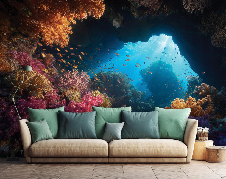 Fototapeta Ocean Brązowy Na Flizelinie Do Sypialni Salonu 250x175