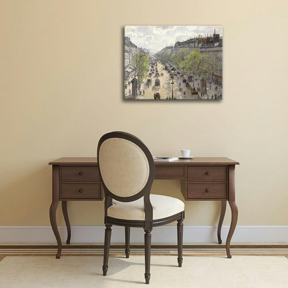 - Tableau Boulevard Montmartre Camille Pissarro 60x75cm