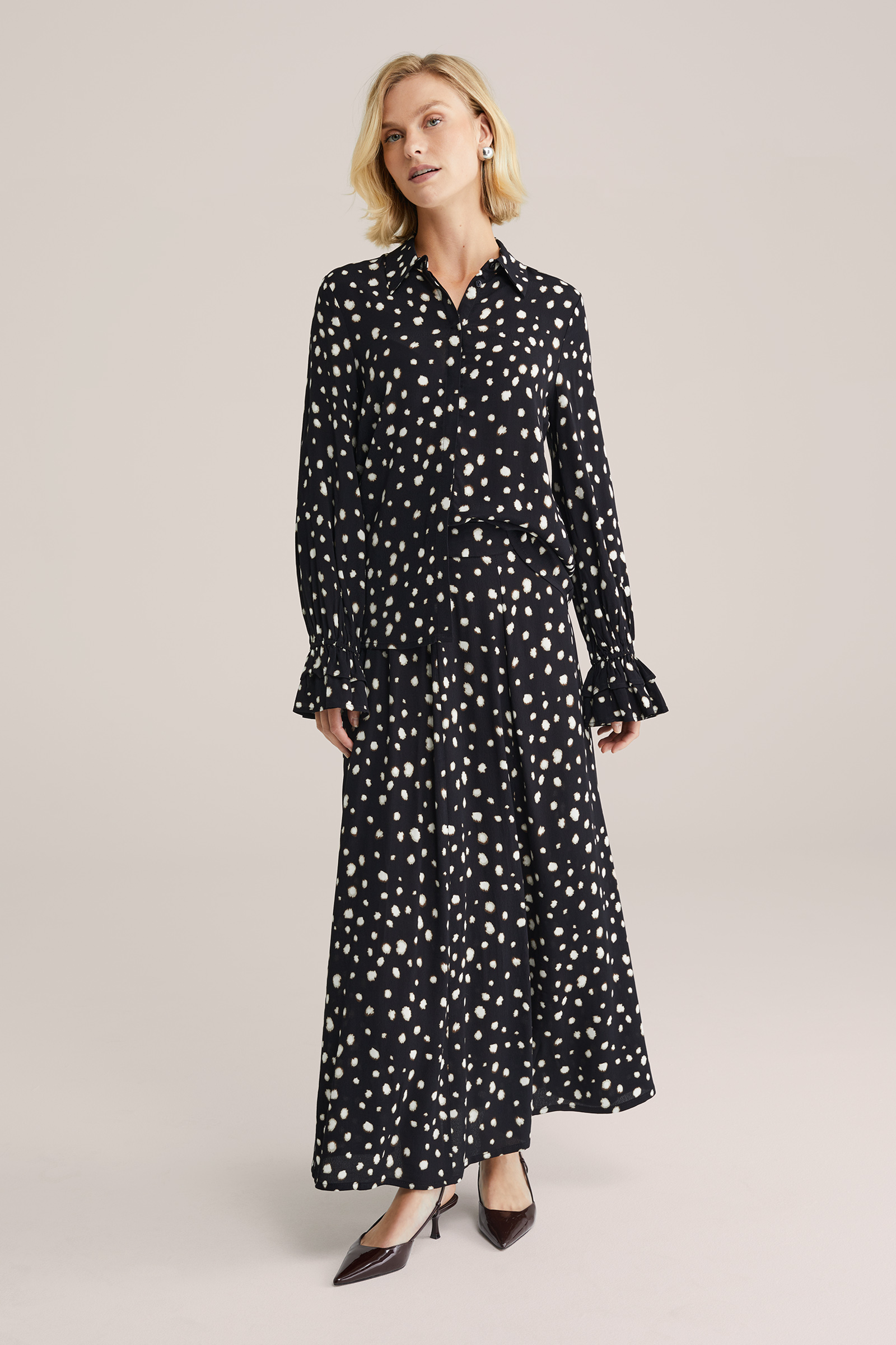 Dames blouse met print