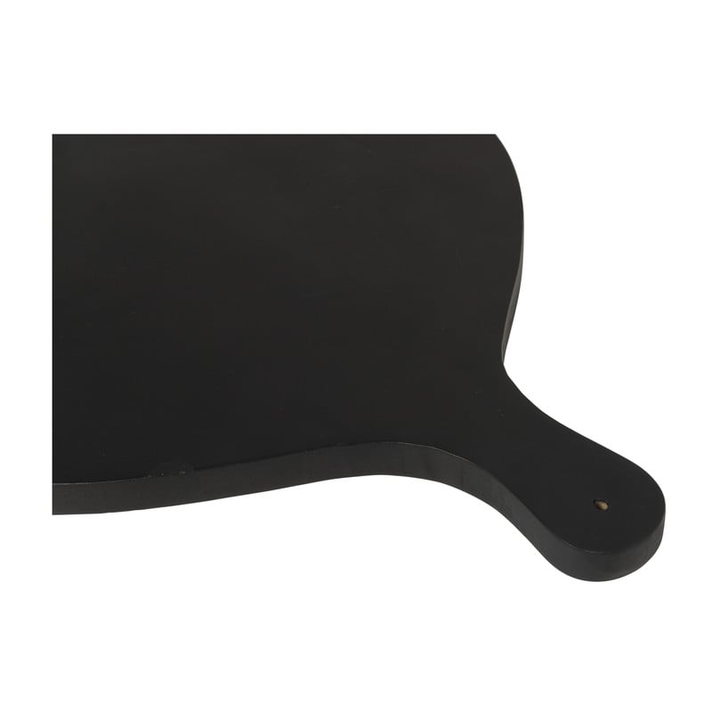 Borrelplank rond - zwart - 40x50x2 cm