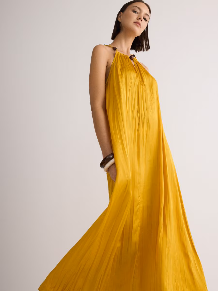 Maxi Dress With Halter Neck