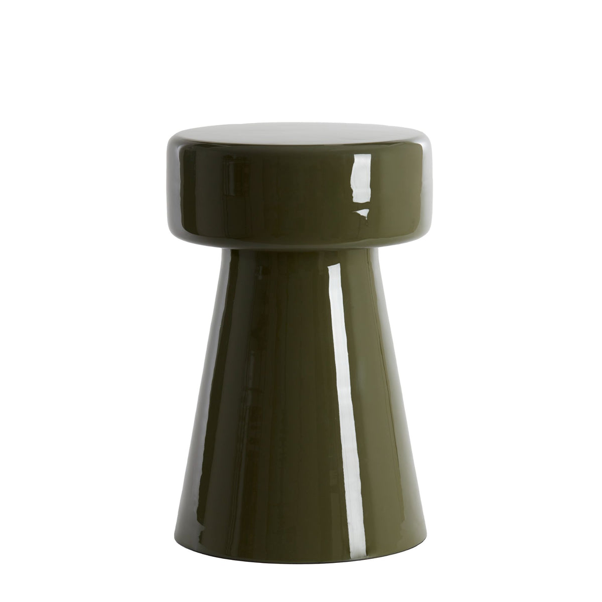 Light & Living bijzettafel Dakwa - groen - Ø29cm