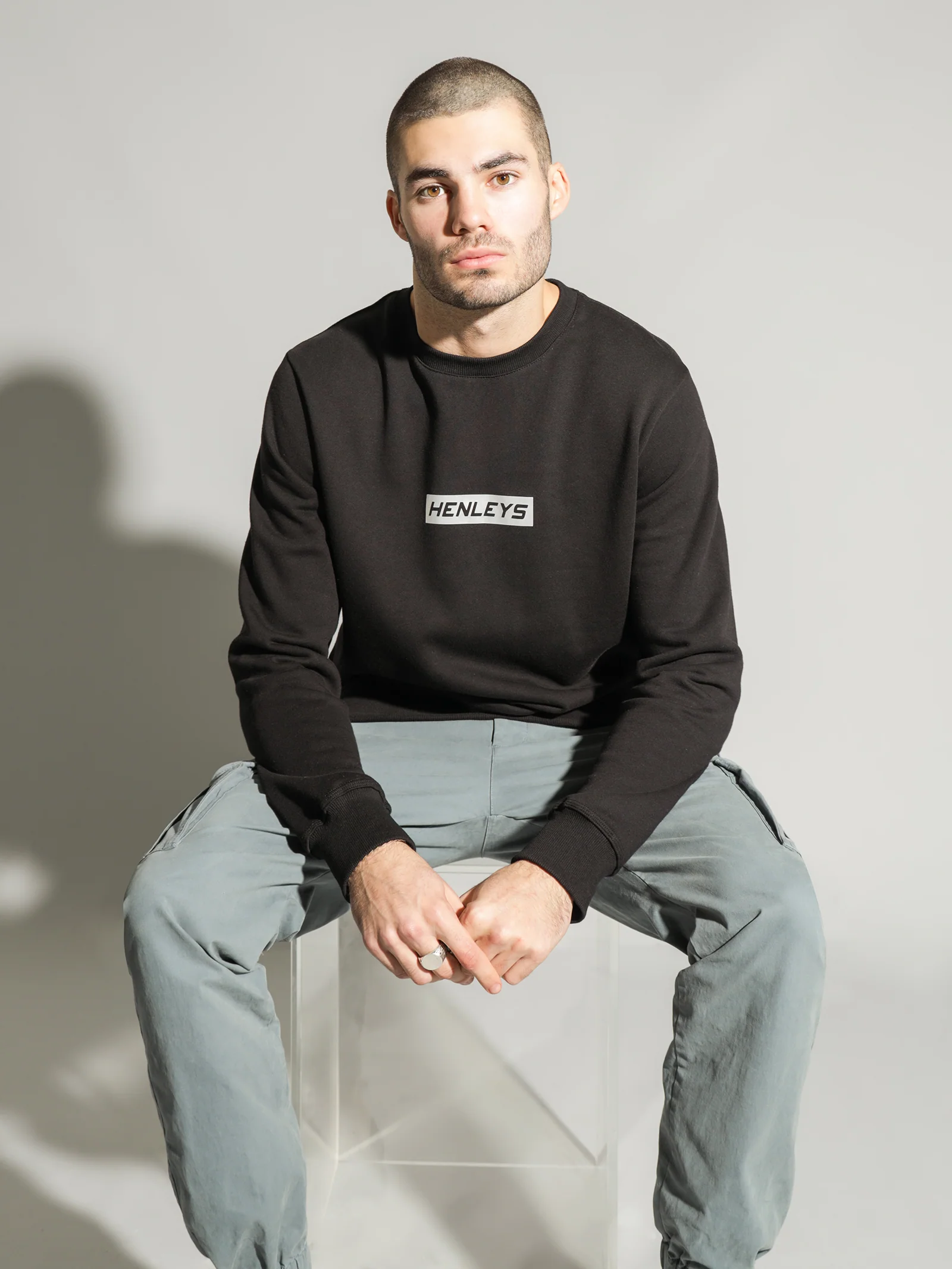 League Reflective Crew Sweater