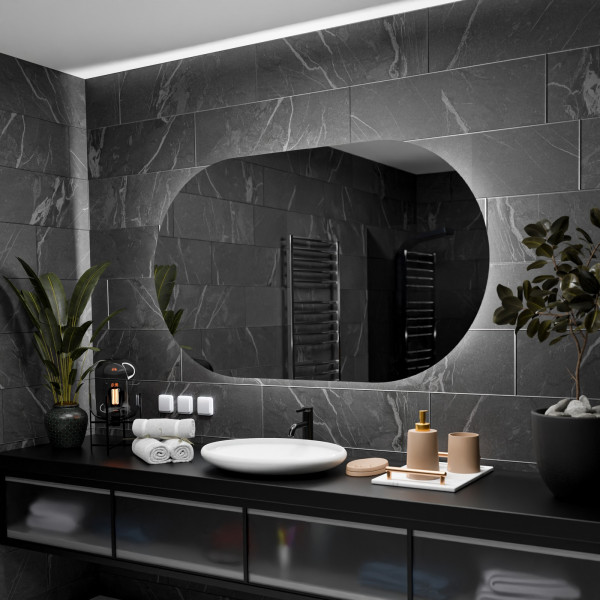 Lustro Podświetlane Led Batumi - 80Cm, 50Cm