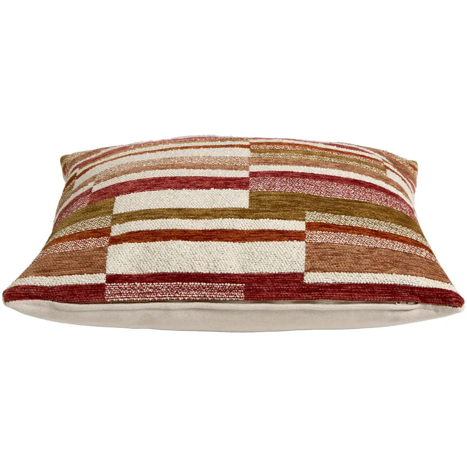 Sierkussen Siem - oker/terra - 45x45 cm