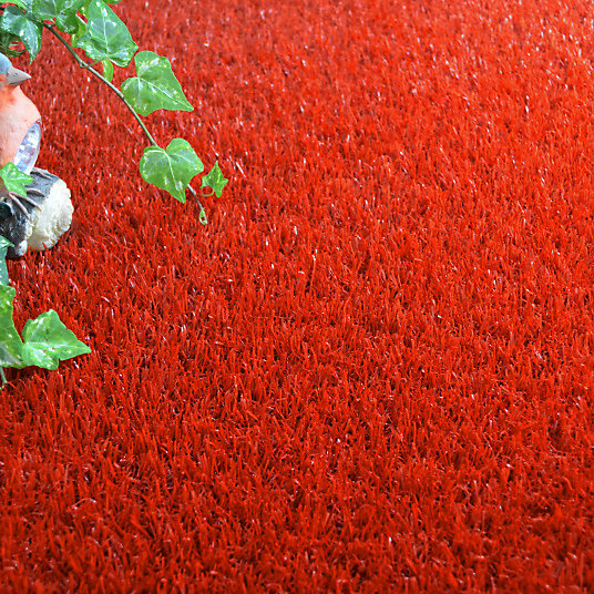 Gazon artificiel Expo classé feu - Rouge - 22 mm - Rouleau de 2m x 19m