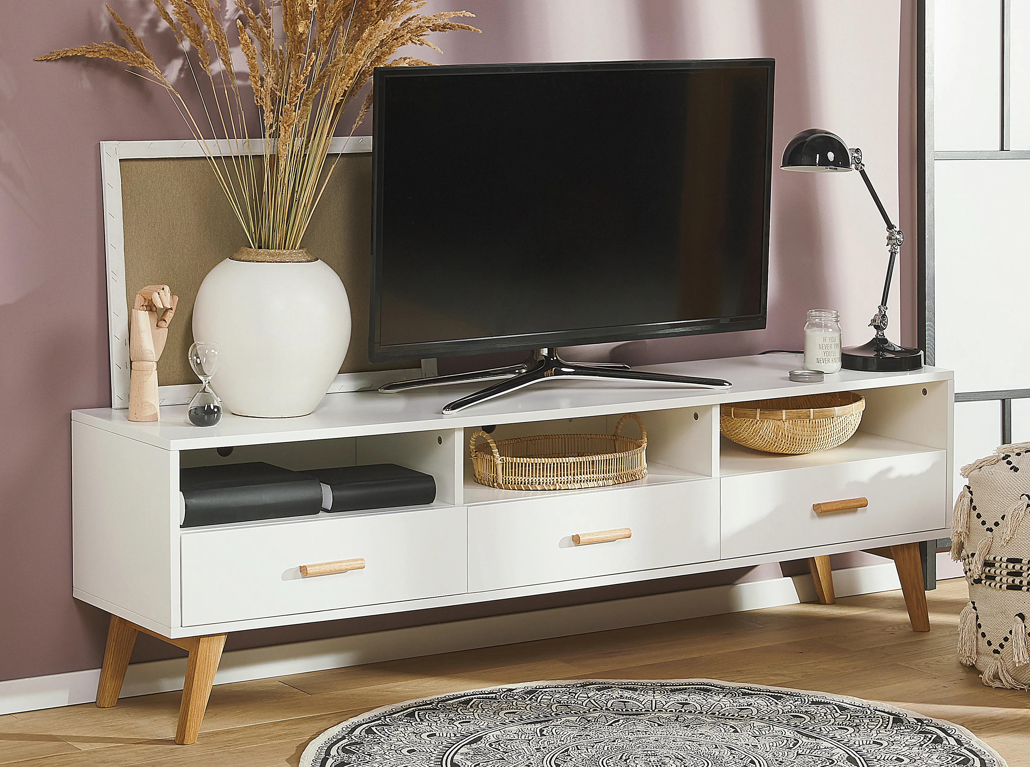 TV Stand LIBERTY White
