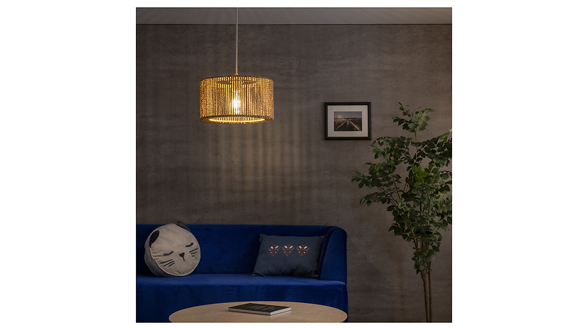 Lampa wisząca Kb Afirro beżowa
