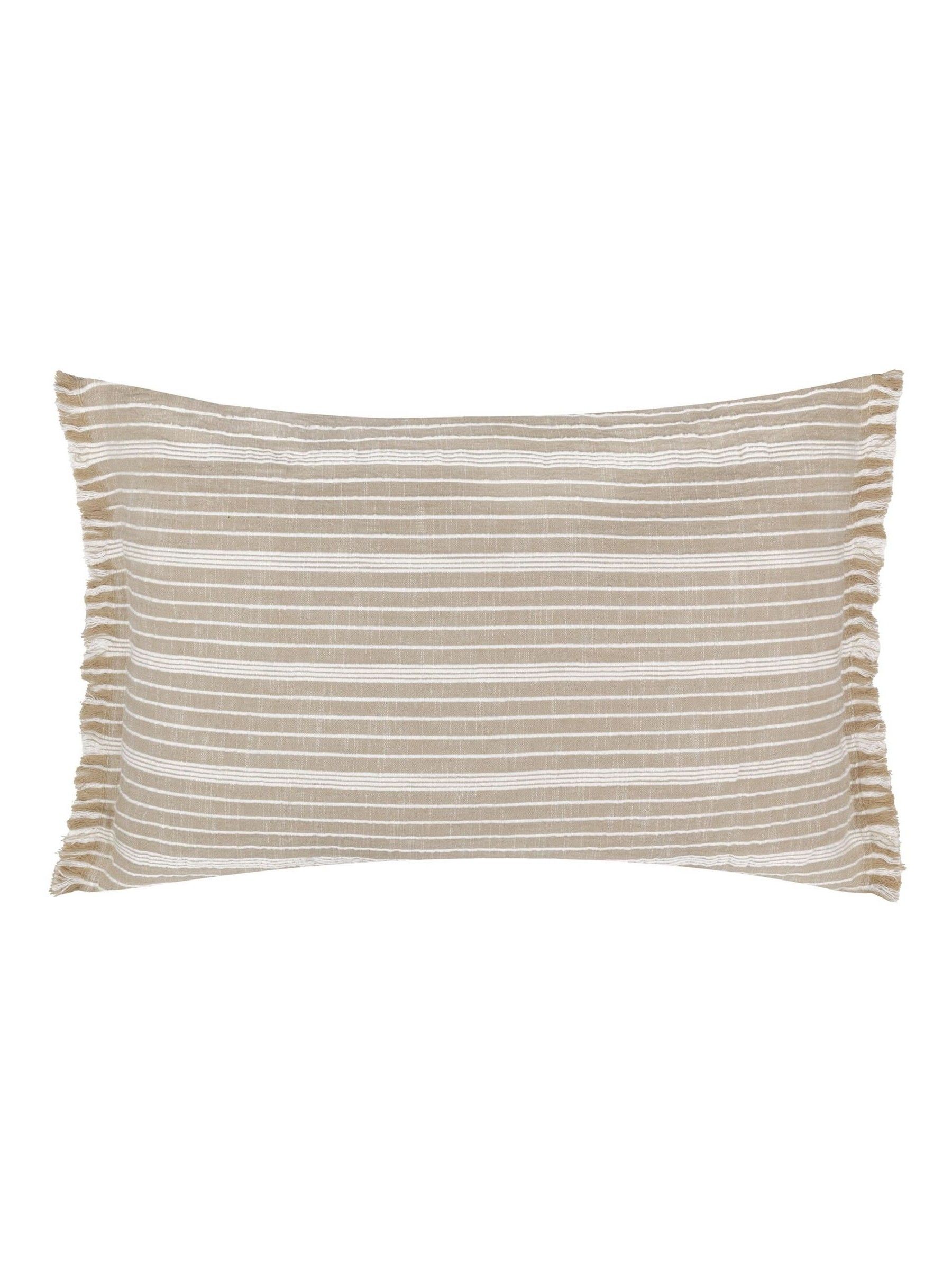 Yard Natural Tide Textured Stripe Outdoor Cushion