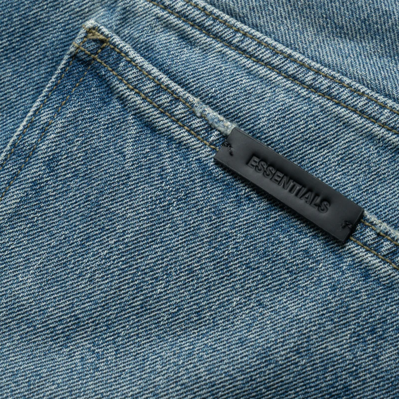 Fear Of God Essentials Denim 5-Pocket Jeans - Classic Blue