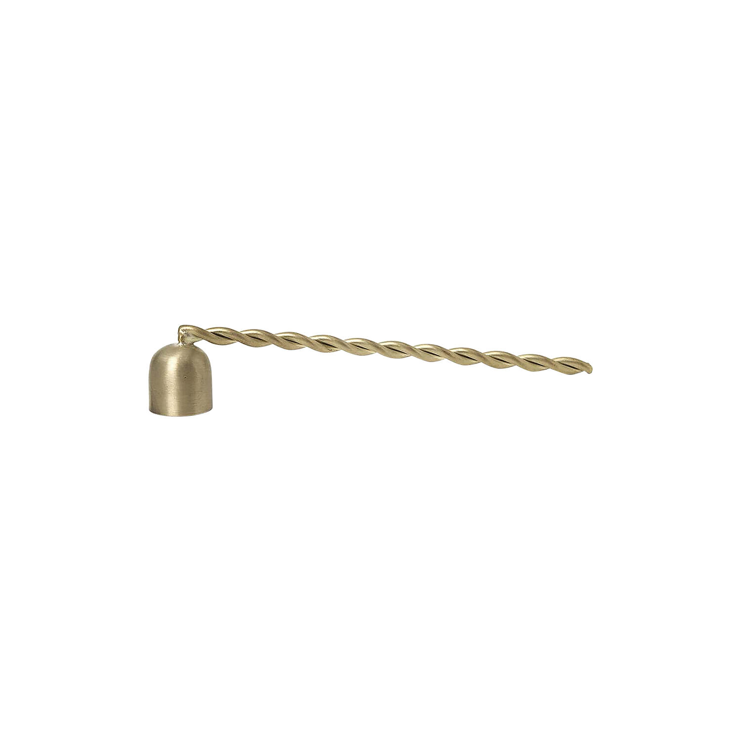 Twist Candle Snuffer, brass