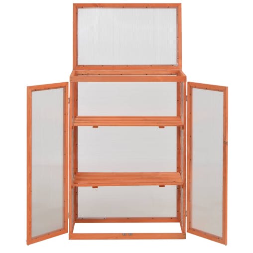 NNEVL Greenhouse Wood 75x47x109 cm
