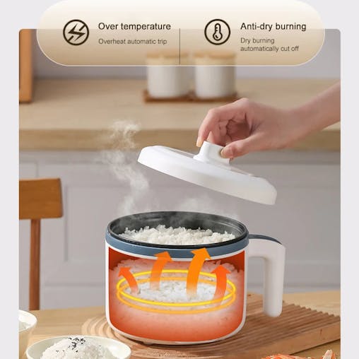 NNEOBA Electric Rice Cooker Multicooker