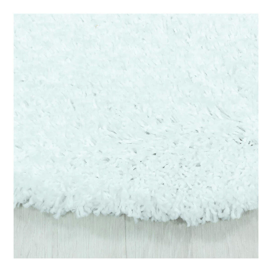 GADOL - Tapis uni design en polypropylène blanc Ø 160