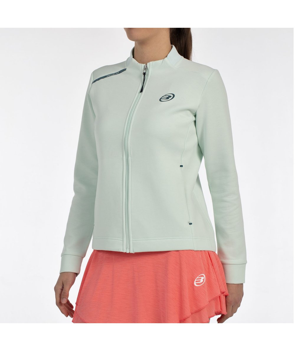 SUDADERA BULLPADEL ACORE VERDE AGUA
