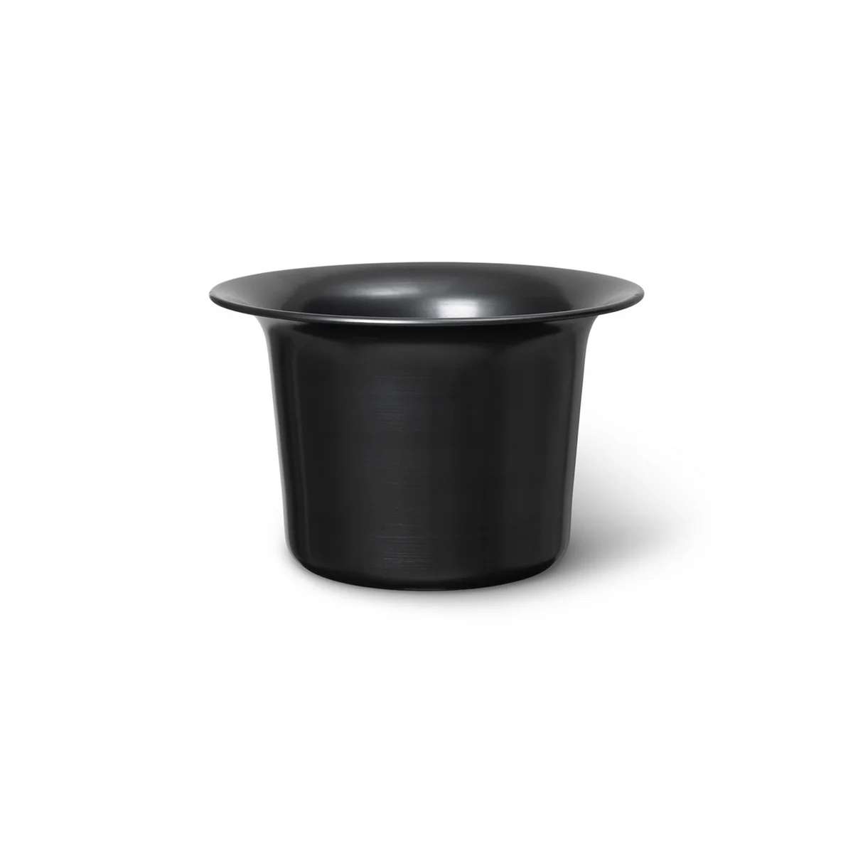 Ferm Living - Spun Alu Gefäß, Aluminium schwarz