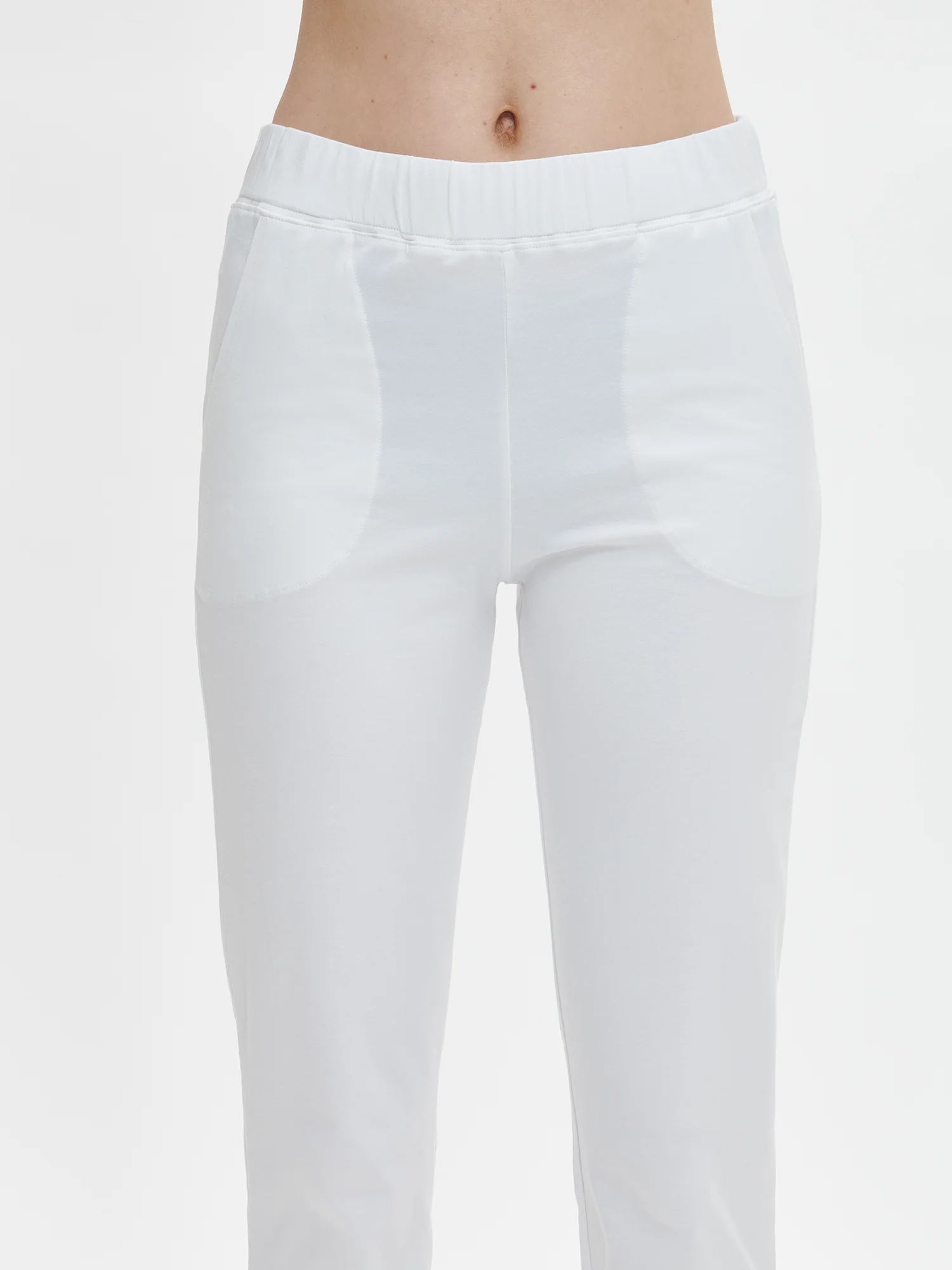 BASIC 7/8-leggingsit - valkoinen