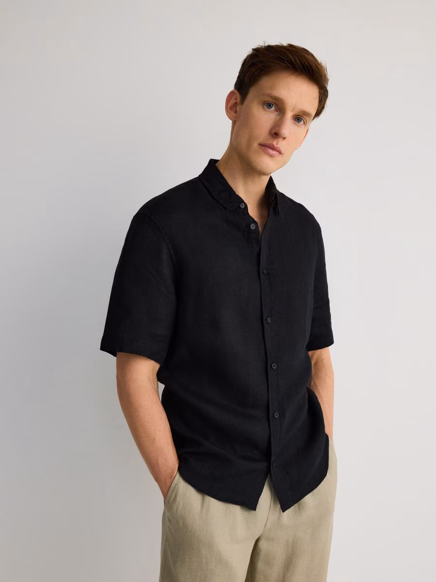 Comfort Fit Linen Shirt