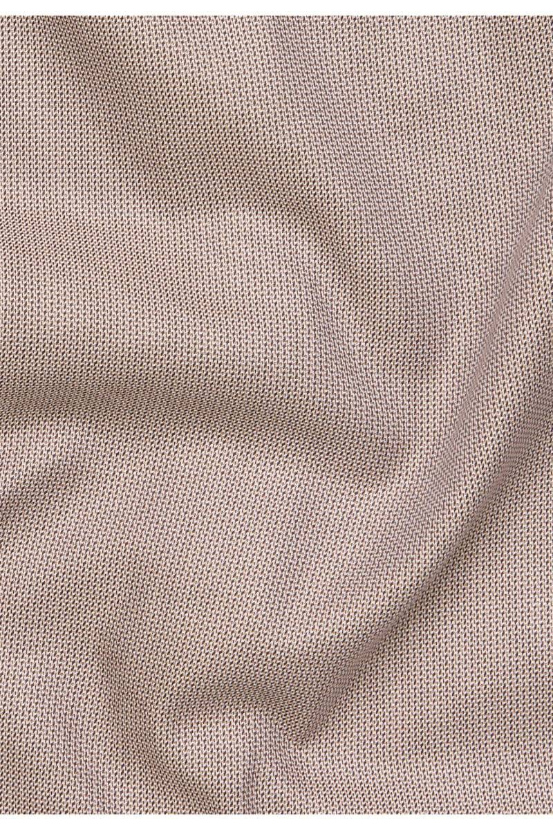 ETERNA Modern Fit Hemd dunkelbraun, Strukturiert