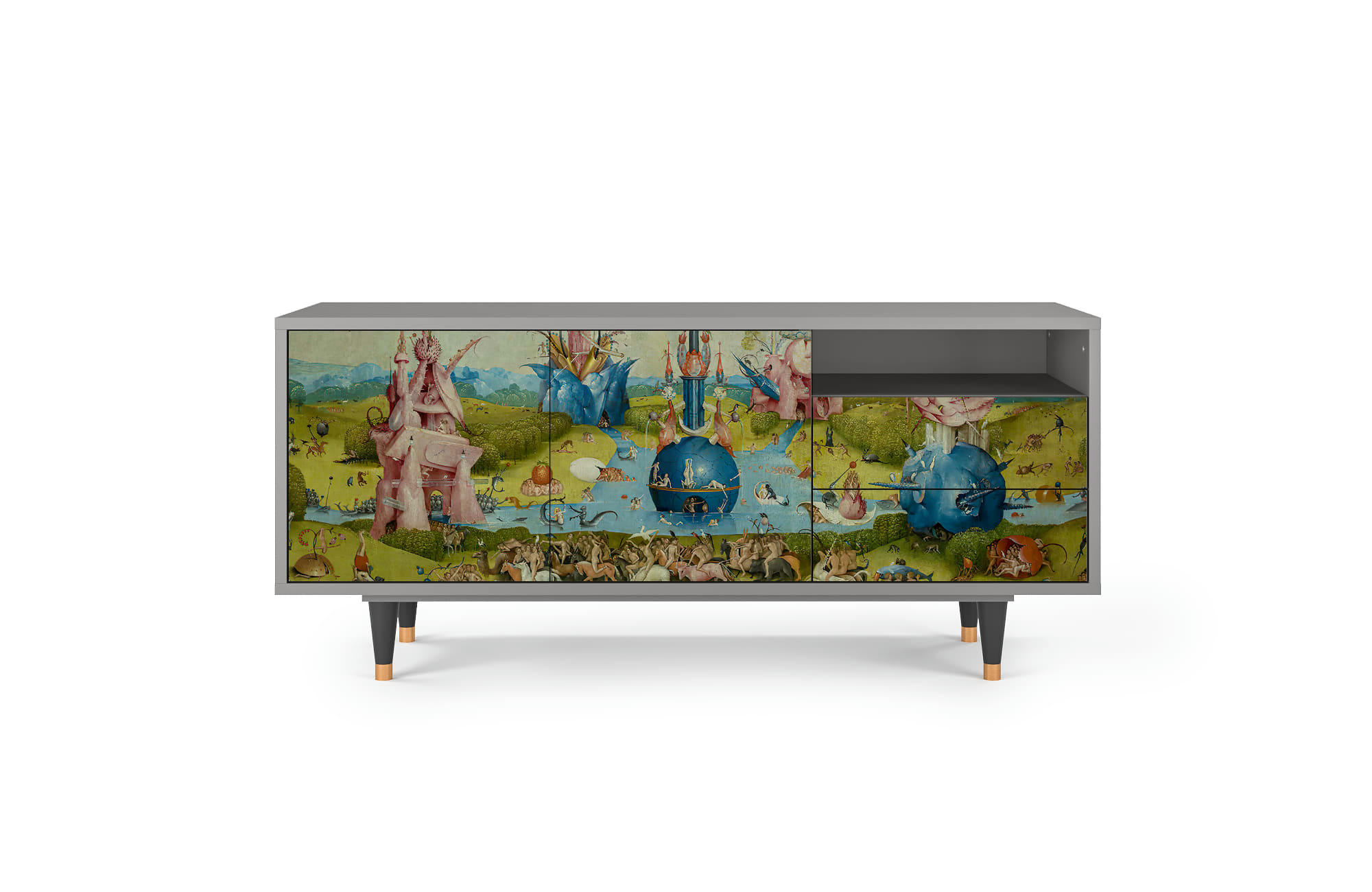 THE GARDEN BY HIERONYMUS BOSCH - Meuble TV  multicolore 2 tiroirs et 2 portes L 125 cm