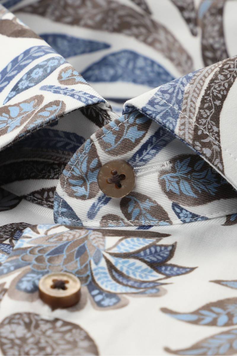 ETERNA 1863 Slim Fit Hemd hellblau, Bedruckt