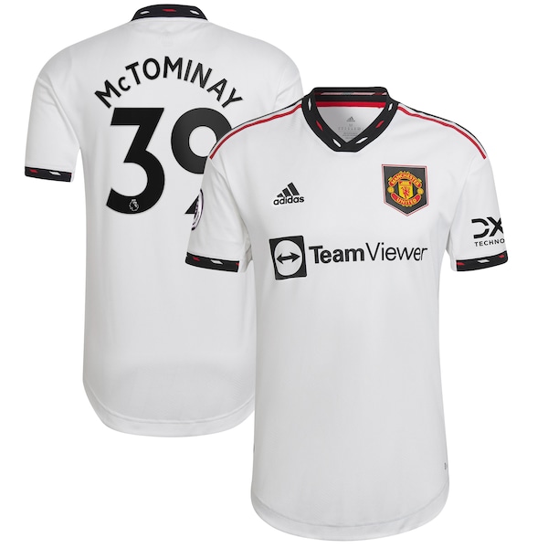 Scott McTominay Manchester United adidas 2022/23 Away Authentic Player Jersey - White