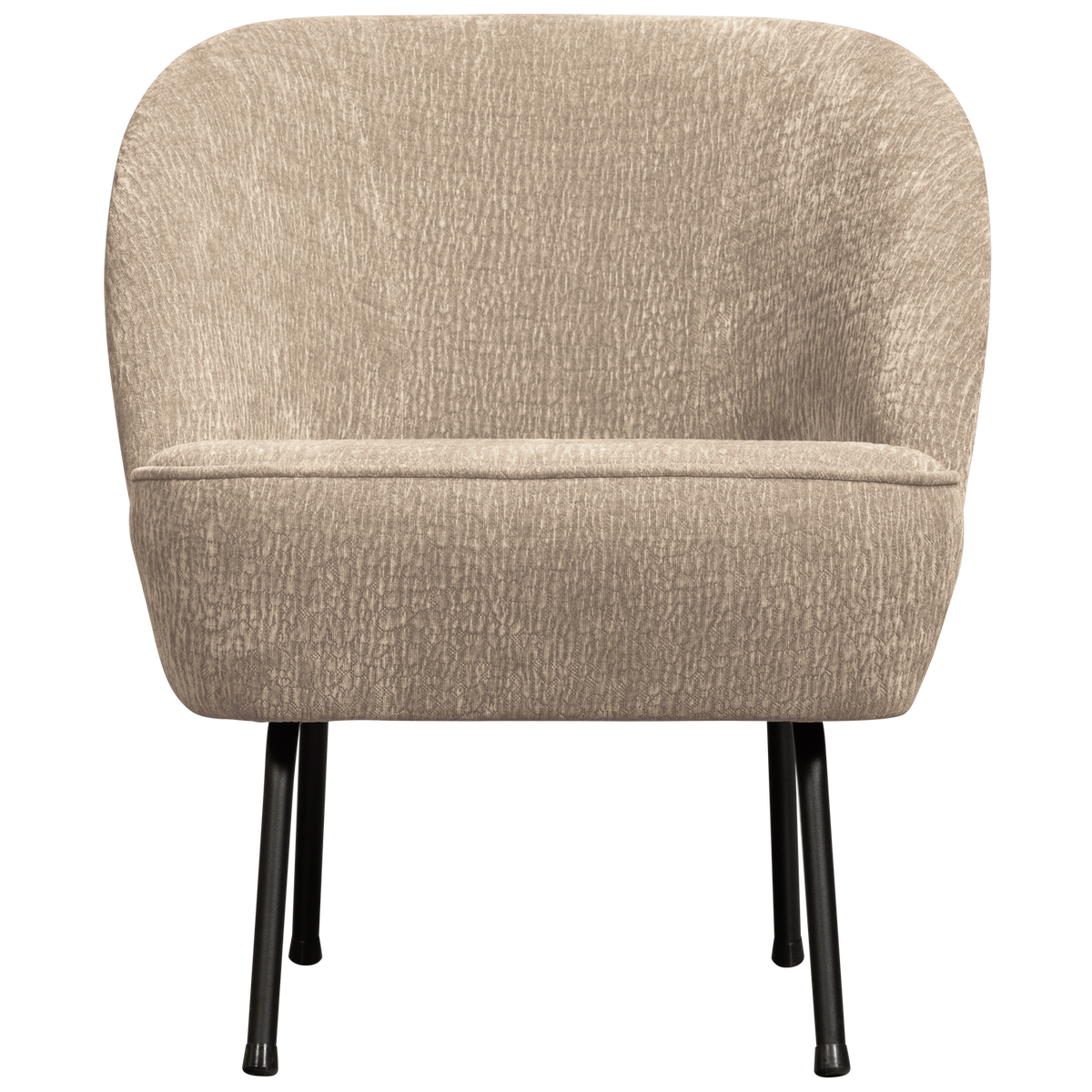 WOOOD fauteuil Vogue 3D - Chenille - Zand - 83x50x57 cm