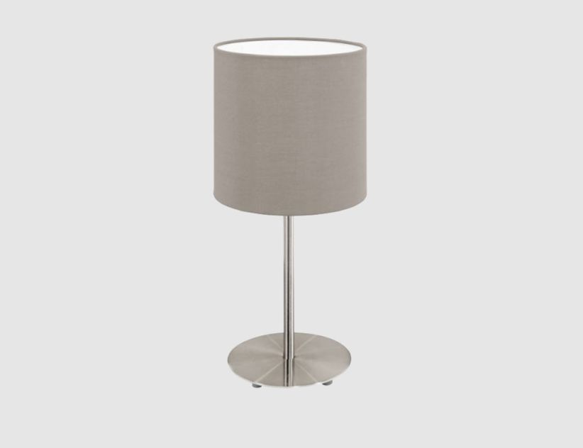 Tischleuchte Taupe