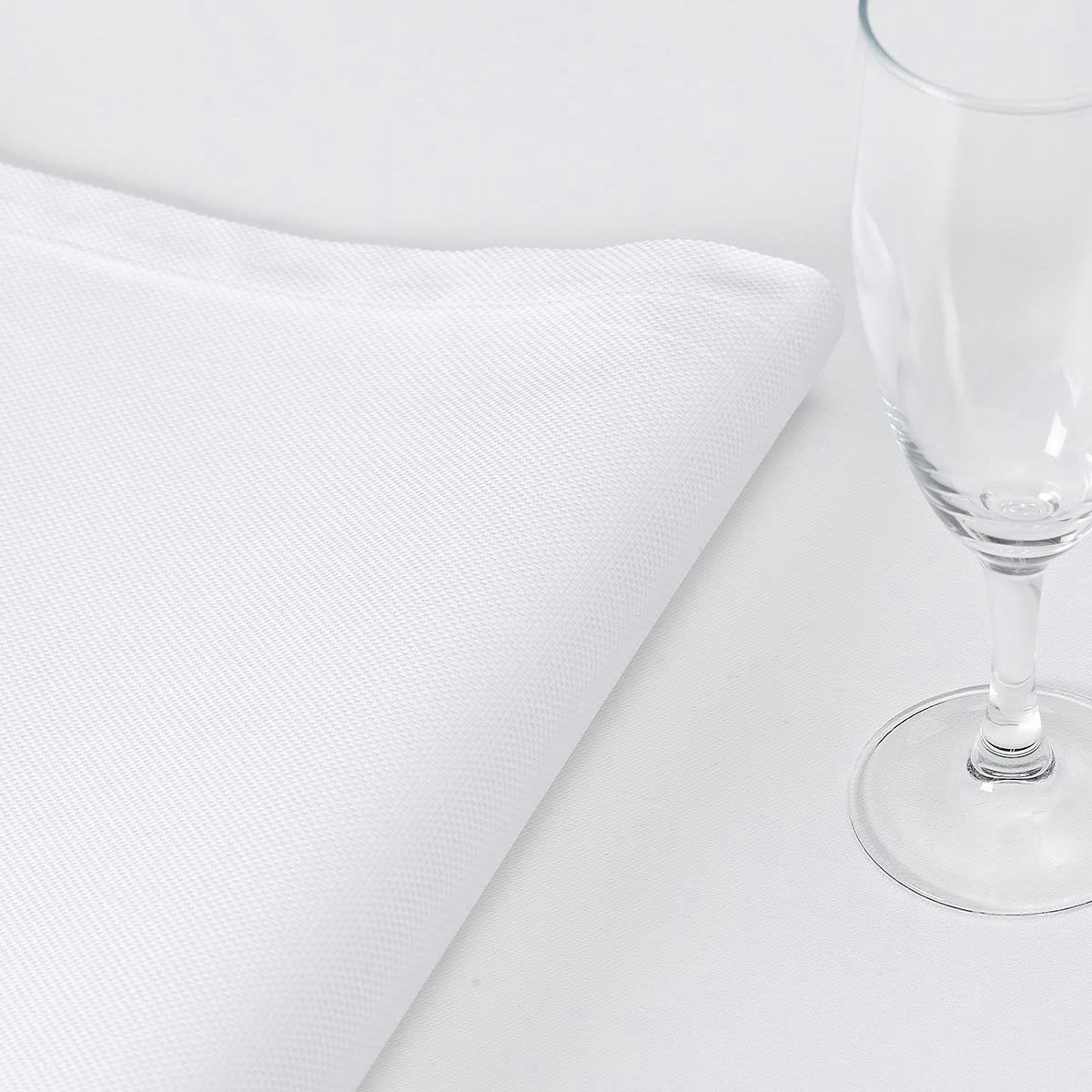 NATTE - Serviette en coton blanc 56 x 56