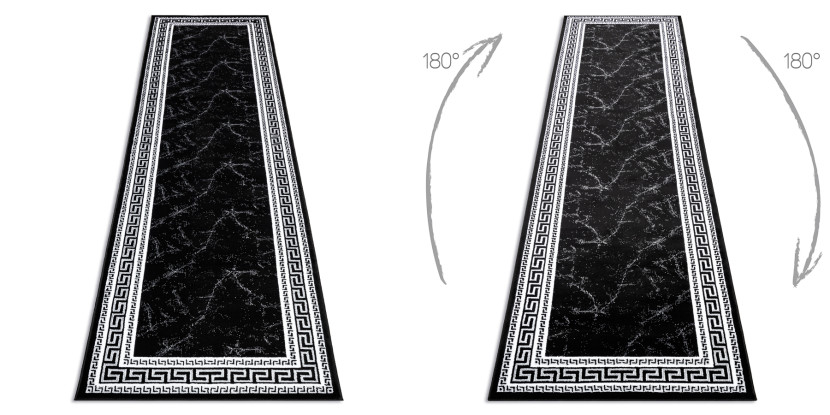 Dywan, Chodnik GLOSS nowoczesny 2813 87 stylowy, ramka, grecki 70x250 cm
