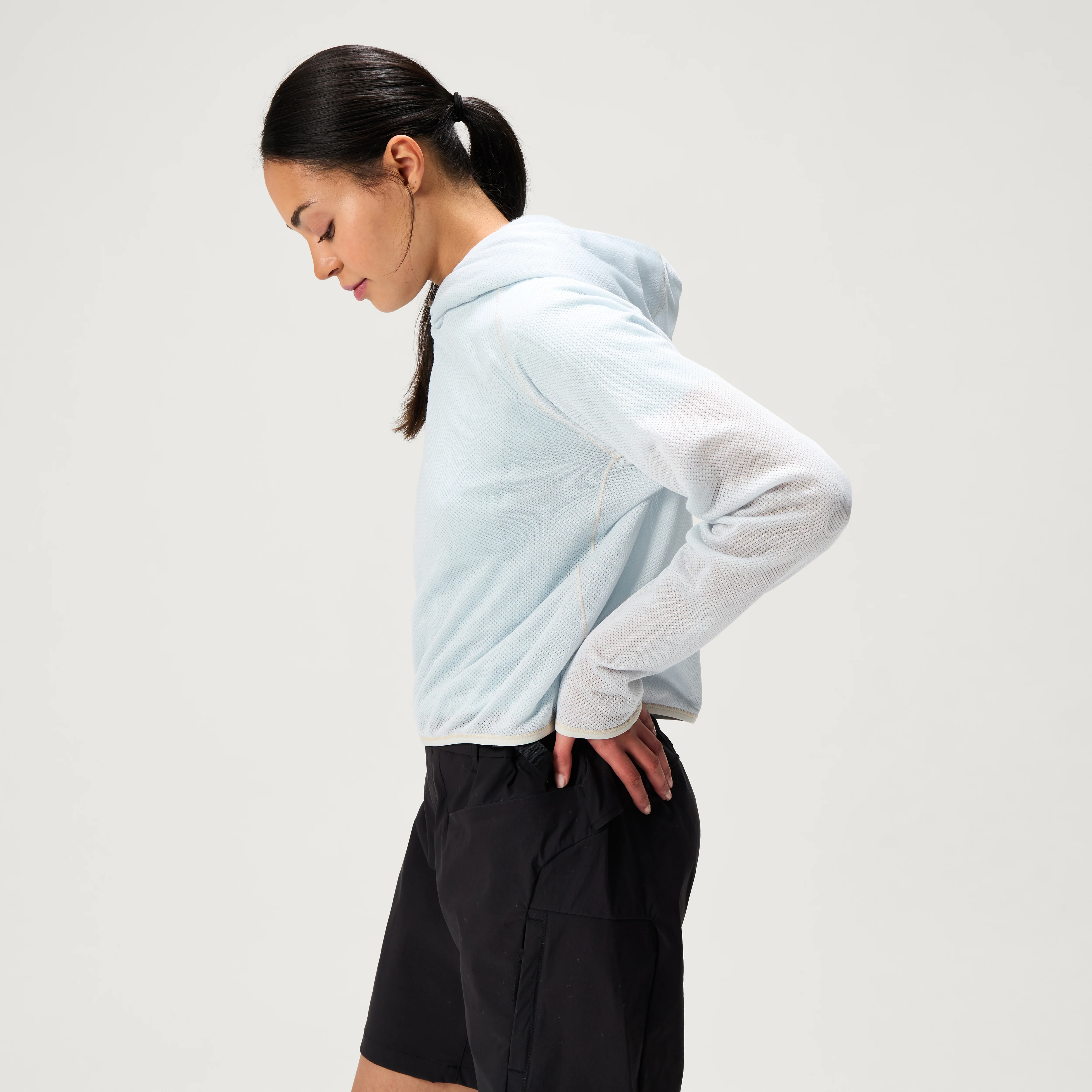 Women's SulTrac Breathable Hoodie - Cloud Blue