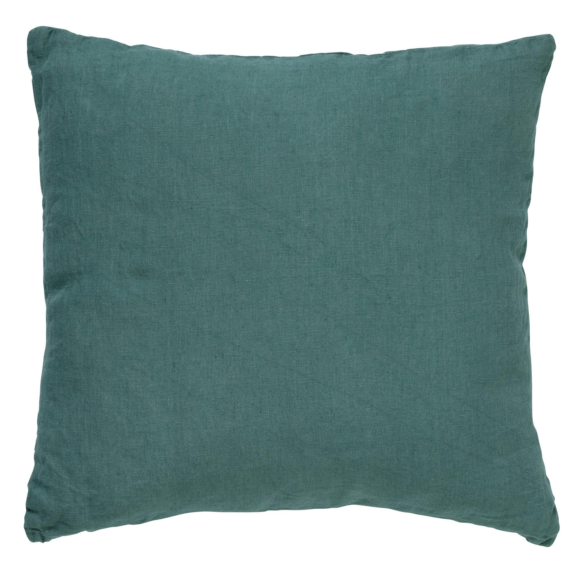 LINN - Coussin - vert en laine 45x45 cm uni