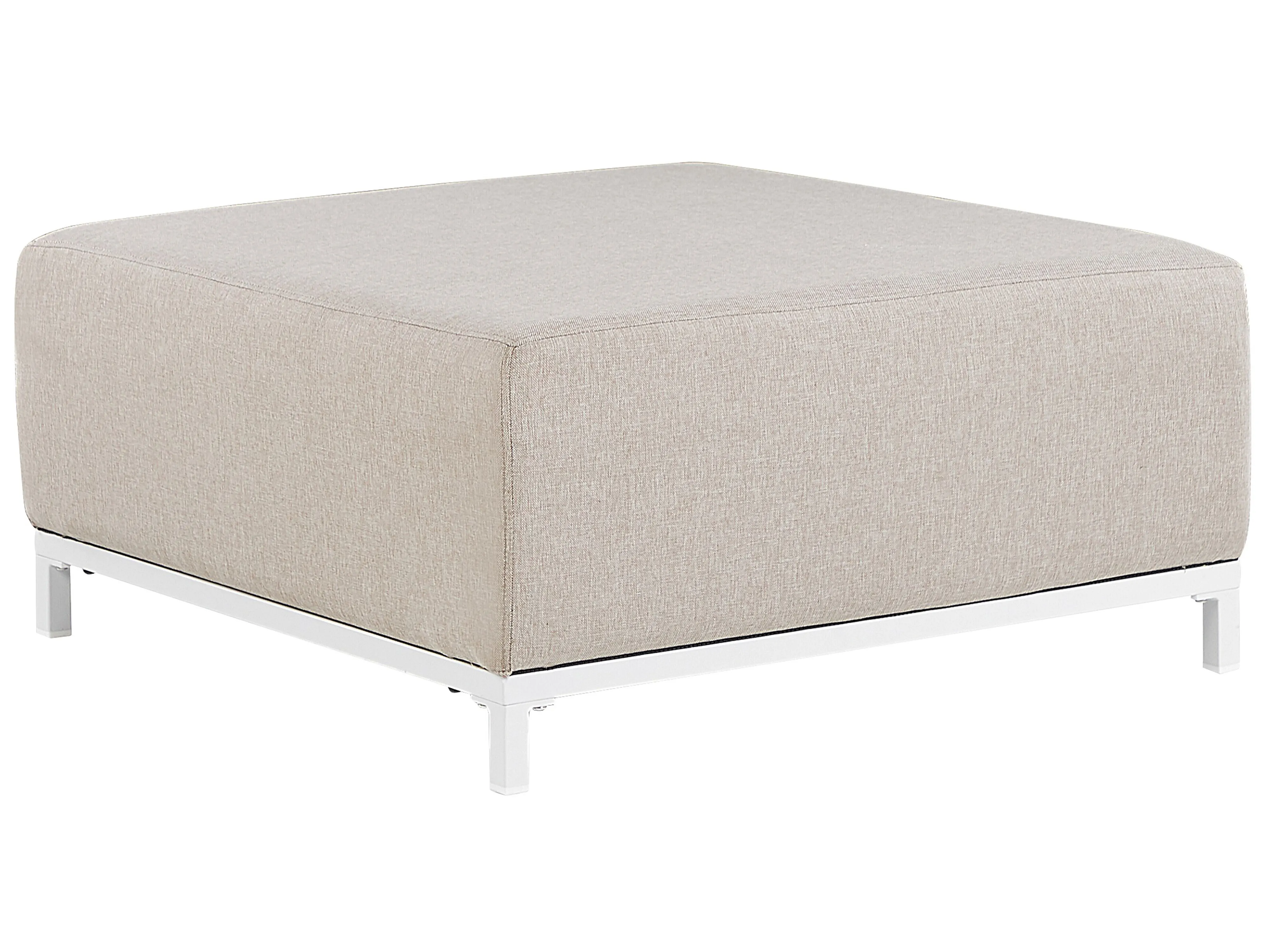Ottoman ROVIGO Fabric Beige