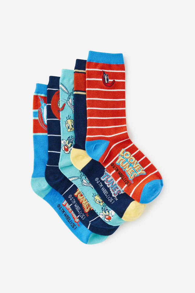 Looney Tunes 5pk Socks