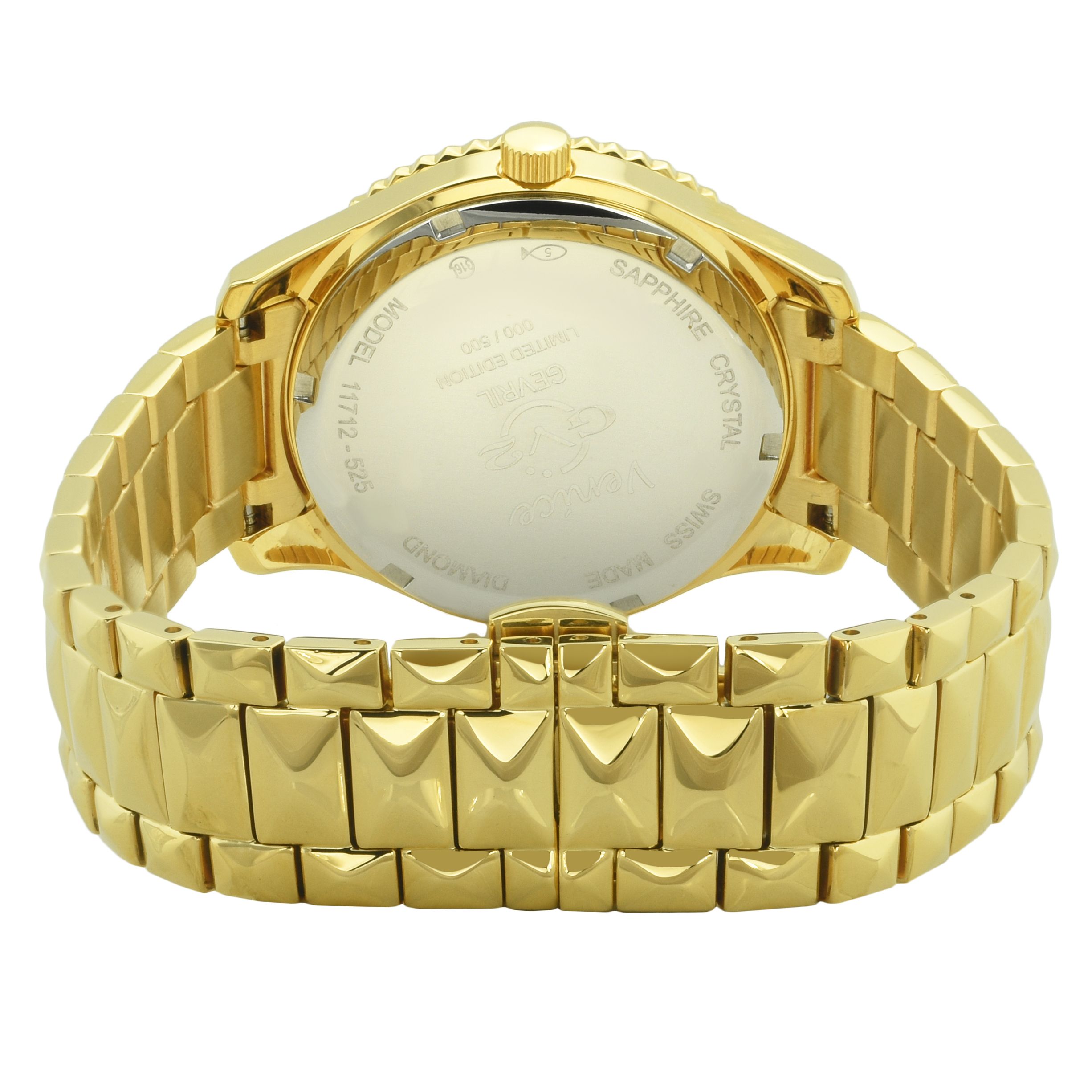 GV2 Venice, Swiss Quartz Watch, White MOP Dial, 316L Stainless Steel, and Sapphire Crystal