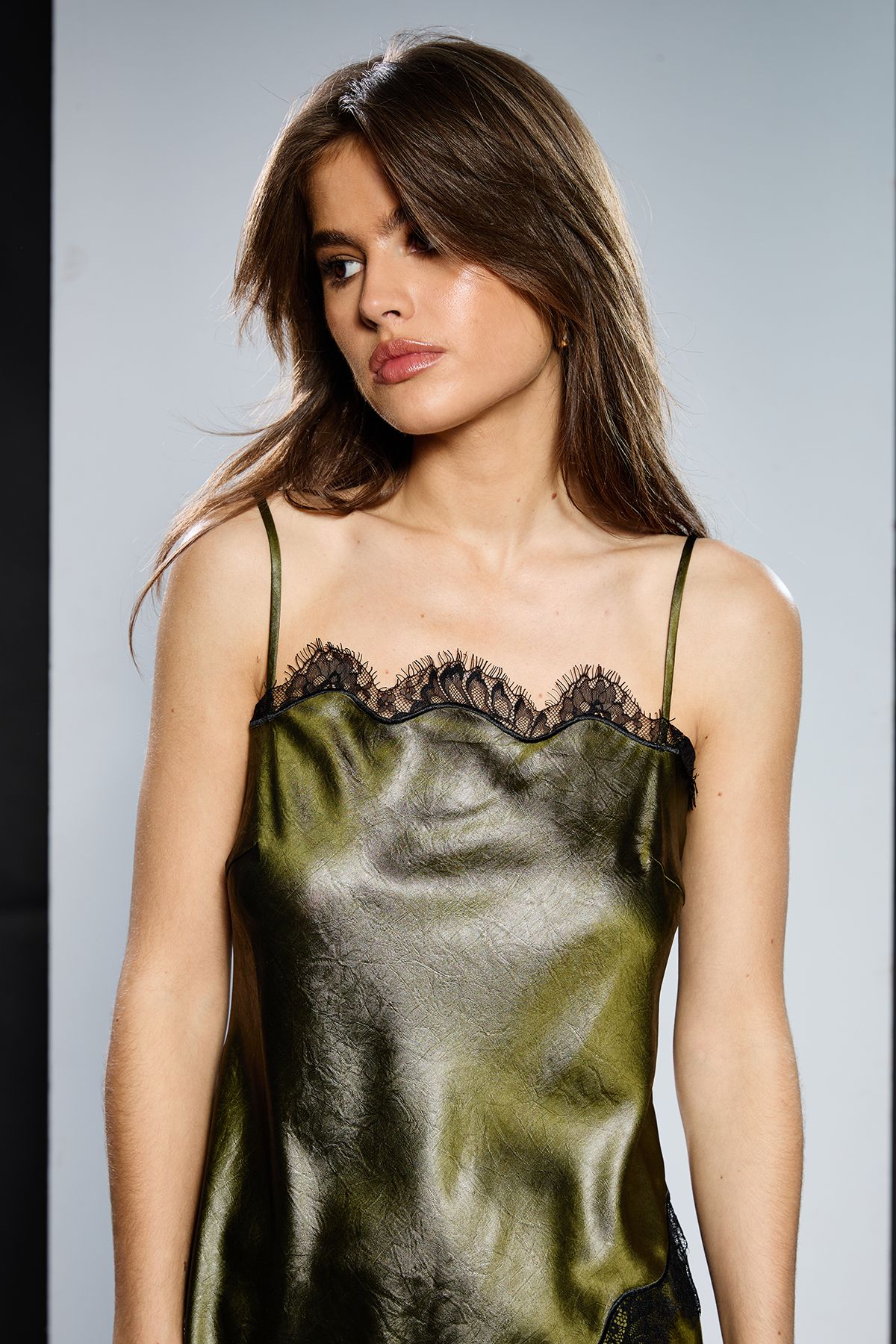 RUNWAY 1.8.1.8 Runway 1.8.1.8 Pu Satin Cami