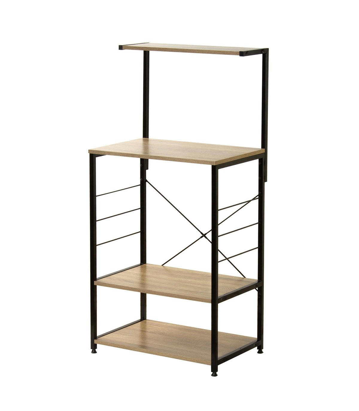 - Etagère de rangement cuisine 4 niveaux - Noir