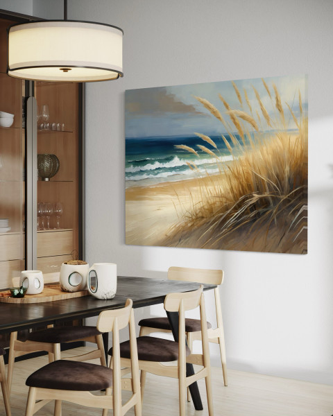 Feeby Obraz na płótnie, plaża, wydmy morskie, przyroda 60x40
