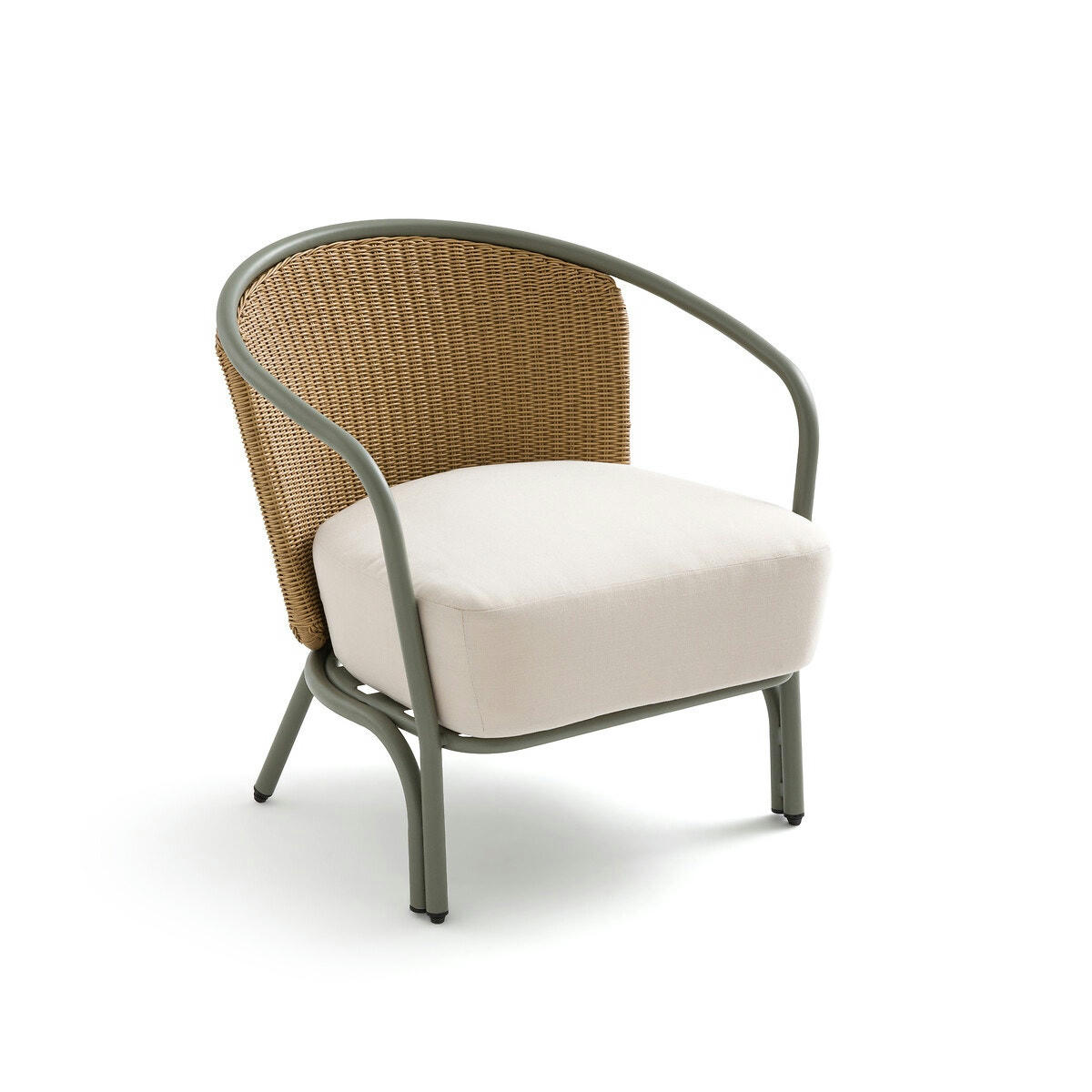 Fauteuil de jardin métal acier et résine, Joati