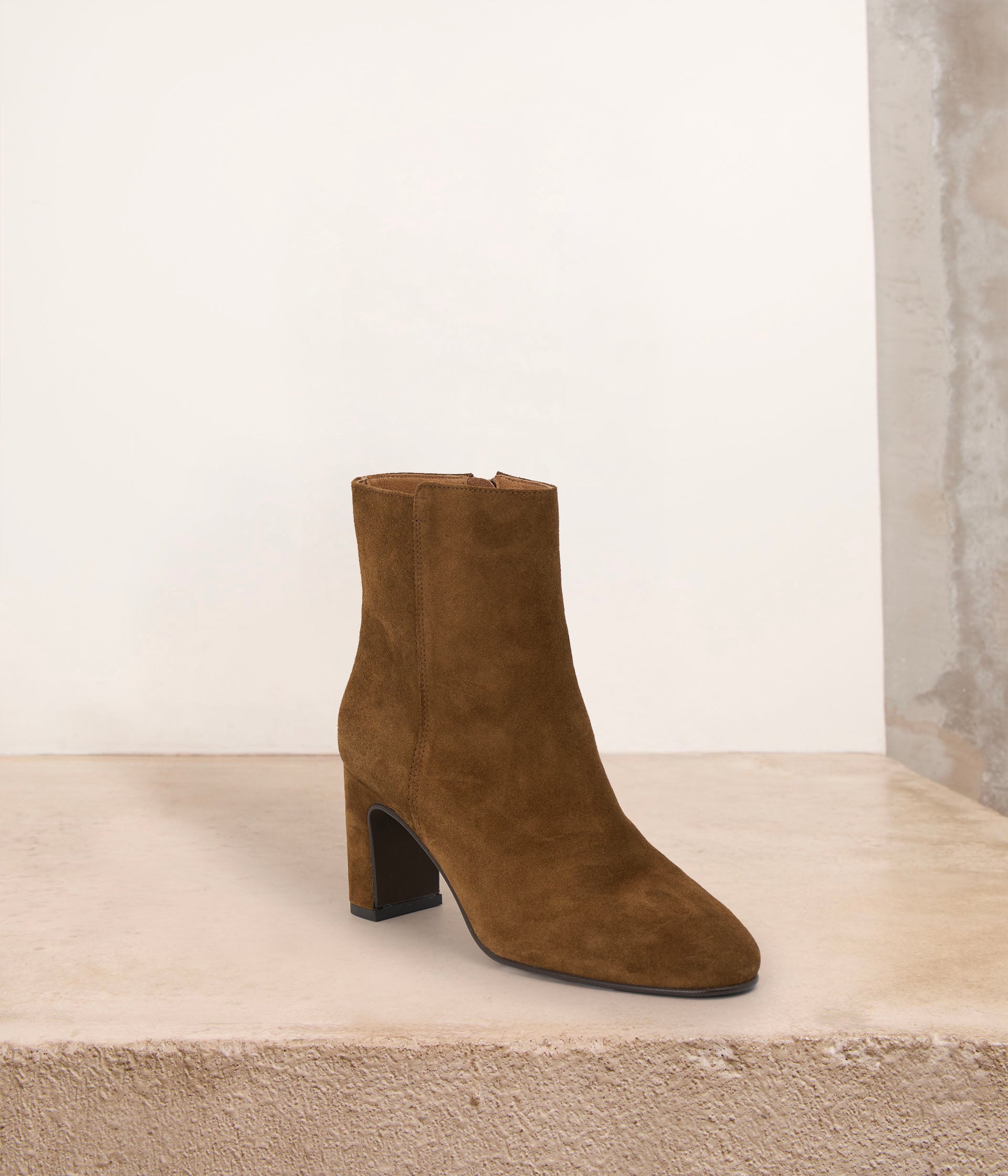 Boots velours cognac Julia