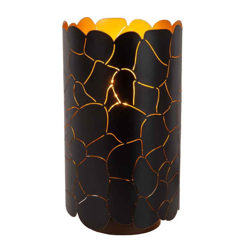 Lampe de table Almelo noire E27 40 W LUCIDE