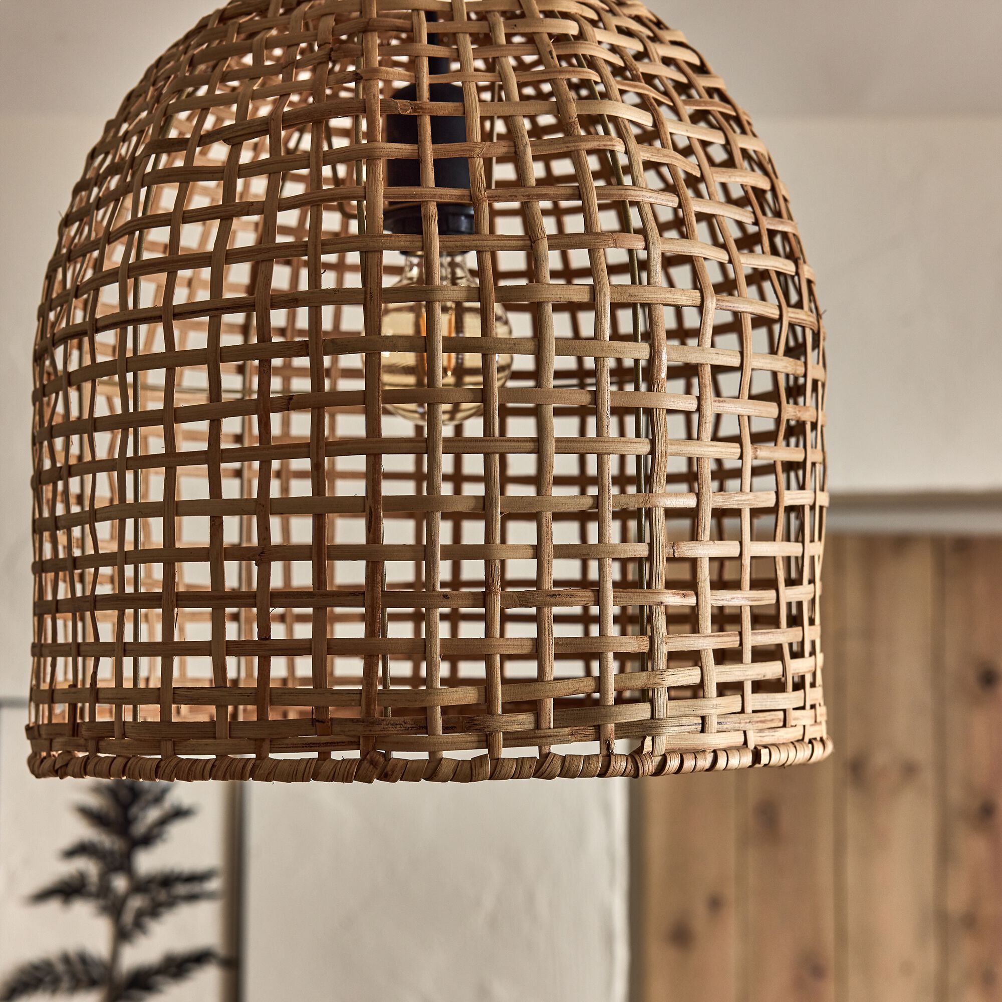 ALASSIO - Suspension non électrifiée en rotin D40xH40cm - naturel