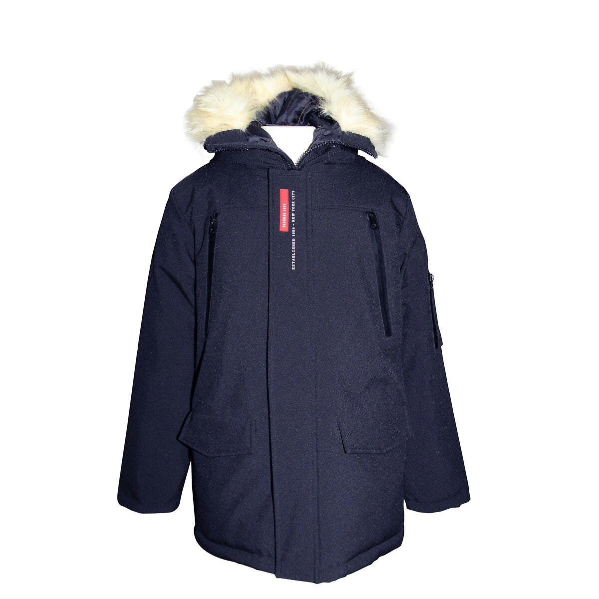 Parka longue à capuche