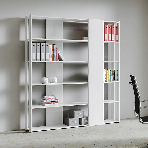 Bibliothèque ouverte en frêne blanc Kato B